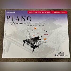Faber Piano Adventures Primer Level Book - White Cover